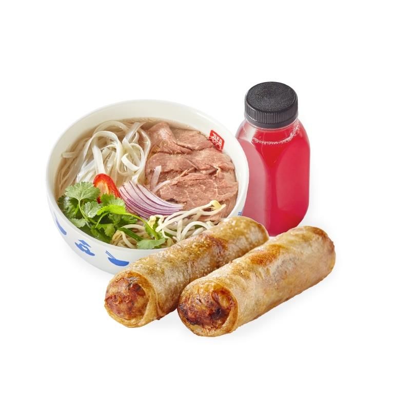 Ланч №5: суп на выбор, Нэм Га (2 шт.), Морс