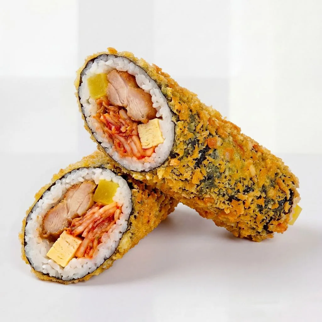 Шауролл в кляре с жареной курицей