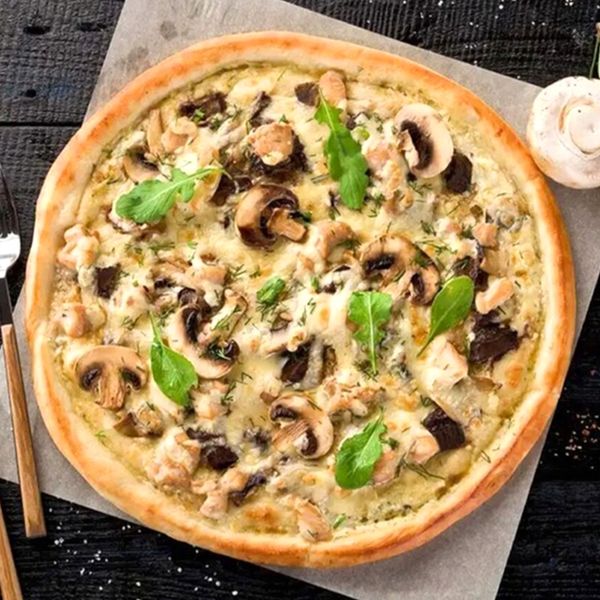 Пицца с курочкой и шампиньонами 30см