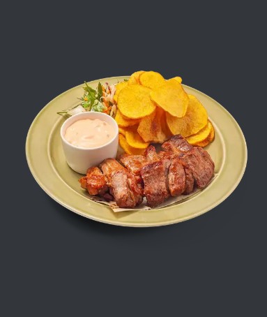 Шашлык из свиной шеи Прем.(без гарнира)