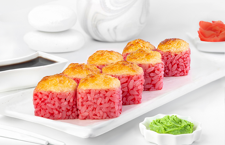 Запечённый с лососем