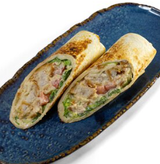 Шаурма с Треской в кляре и соусом тартар