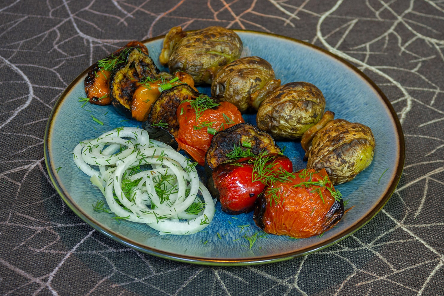 Овощи на мангале