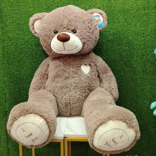 Мишка Феликс бурый 80см