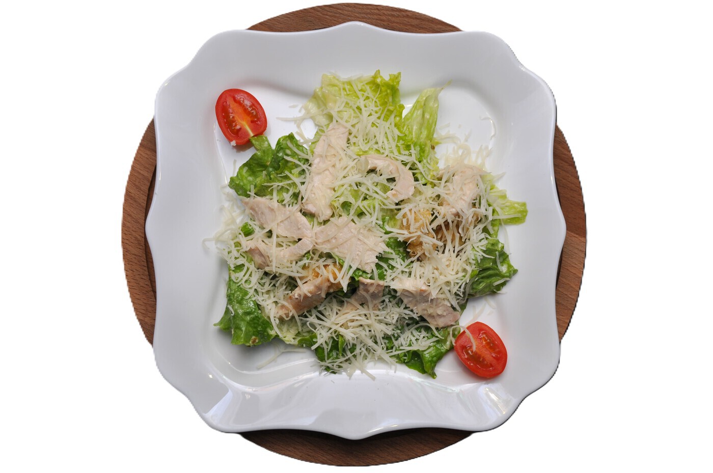 Салат Цезарь с курицей