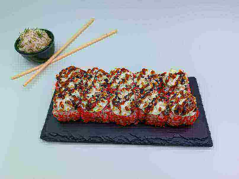 Калифорния хот с крабом (10 шт.)