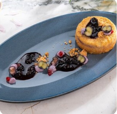 Черничный пирог