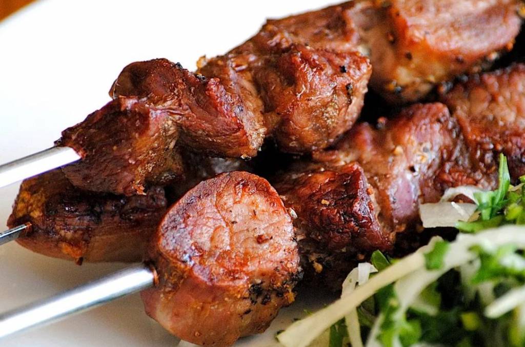 Шашлык из свинины без кости