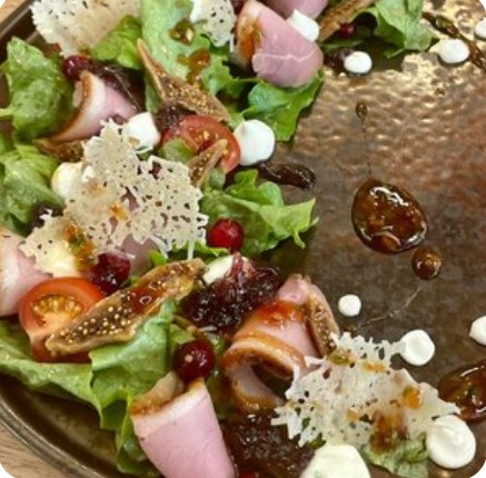 Салат с подкопченой уткой