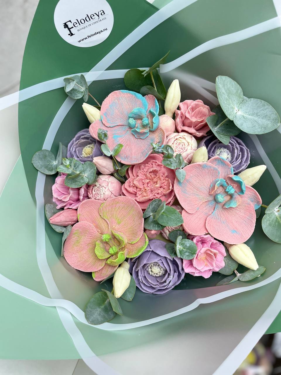 Букет из микс шоколадных цветов «Мечта»