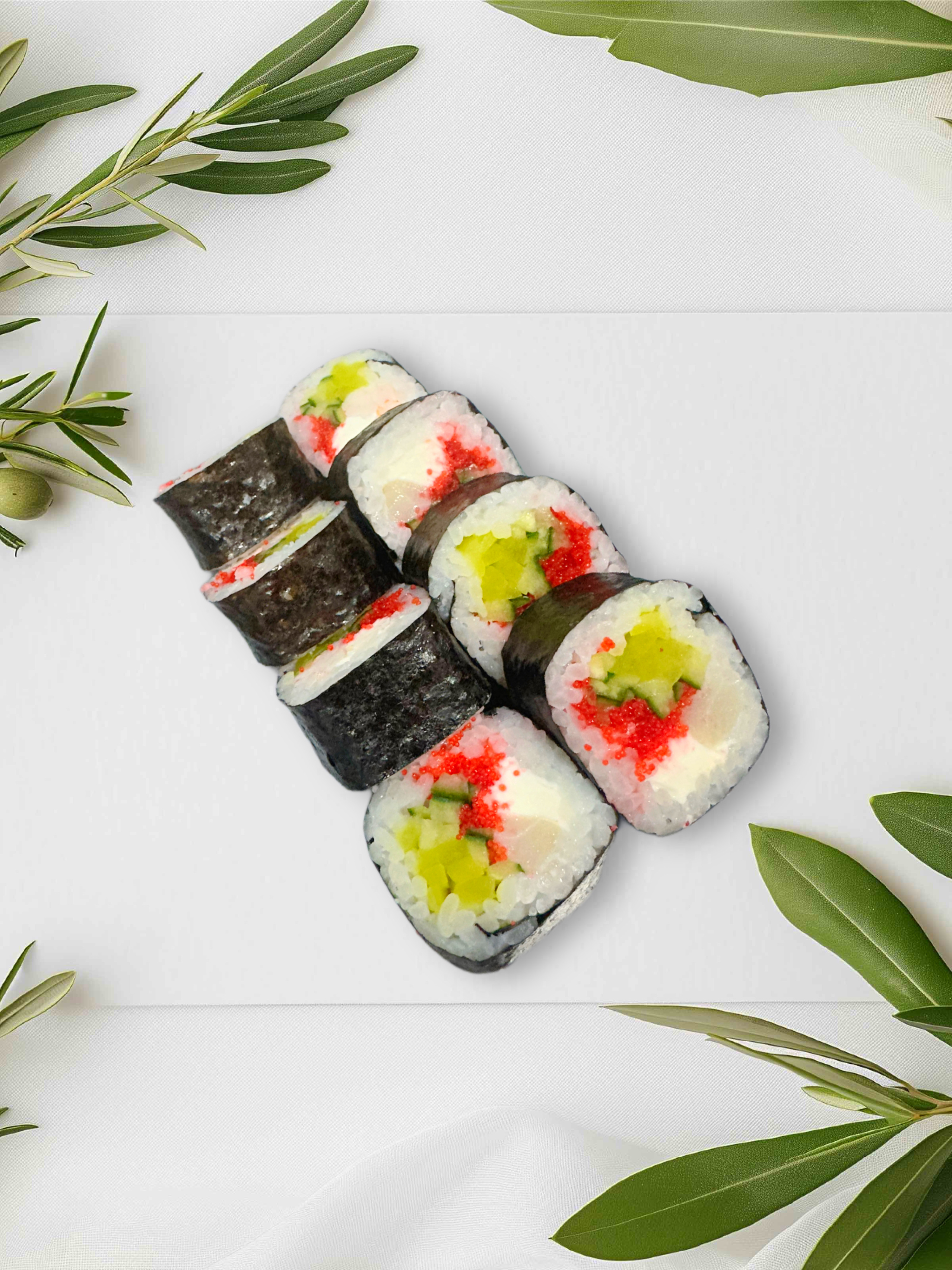 Калифорния маки с курицей 