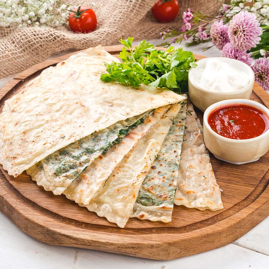 Кутаб с зеленью