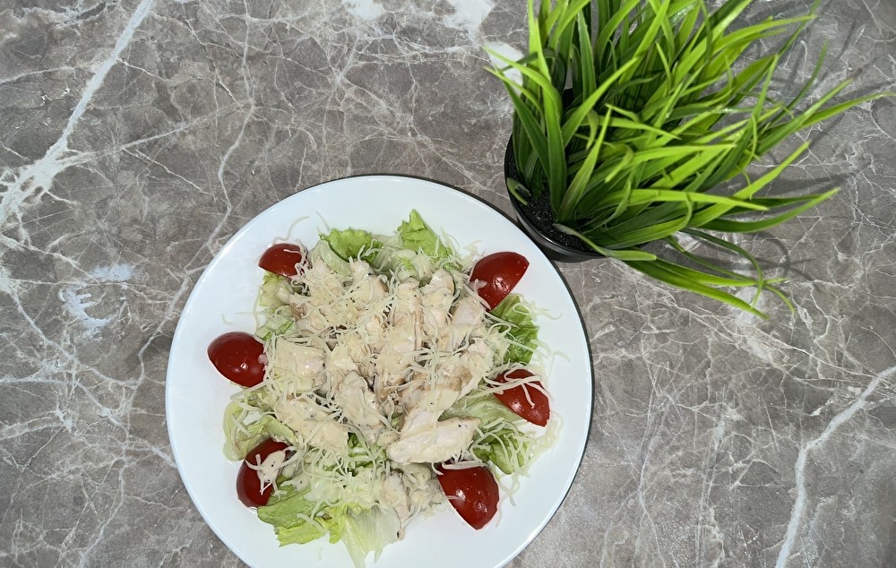 Салат «Цезарь» с курицей