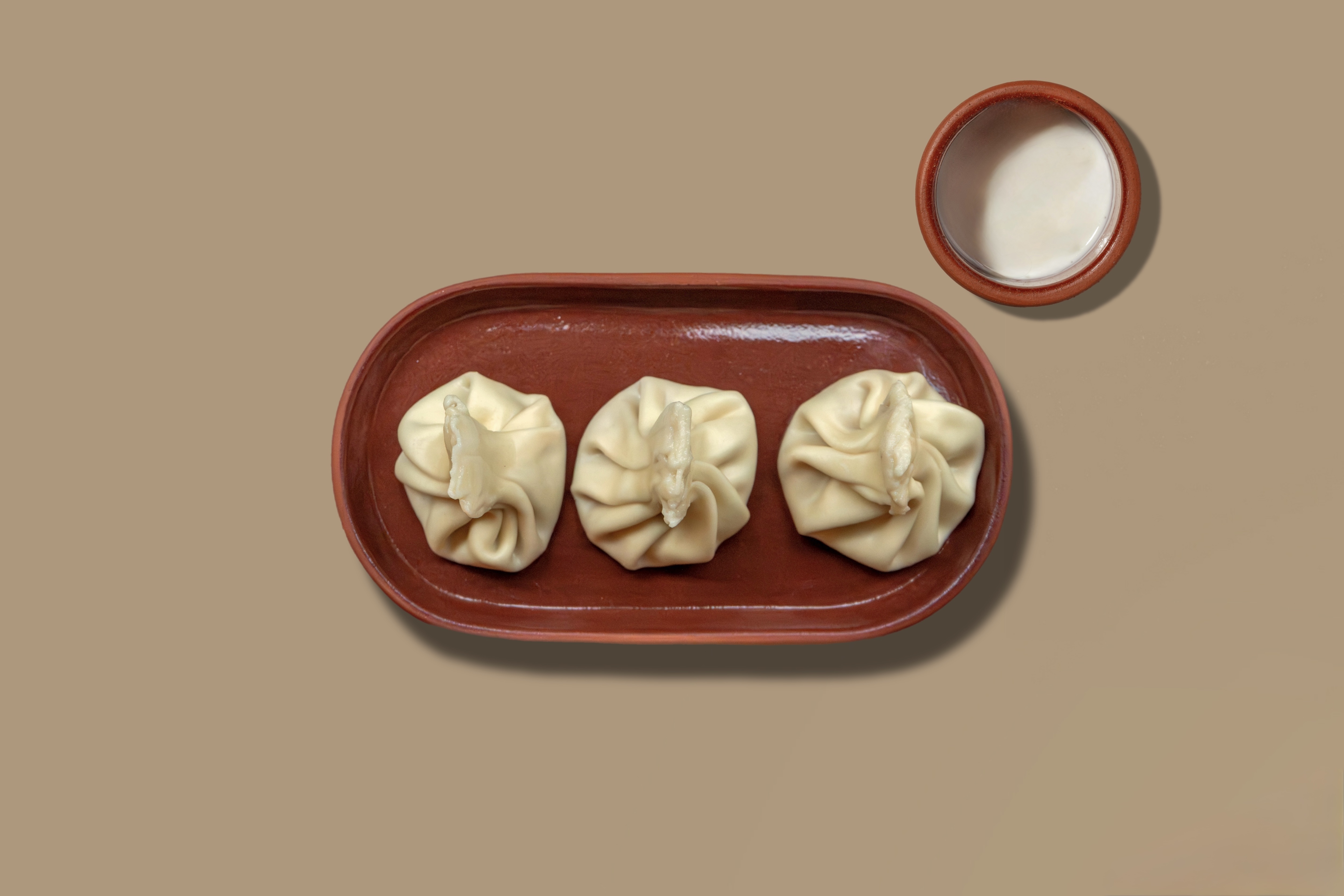 Хинкали с картофелем том-ям