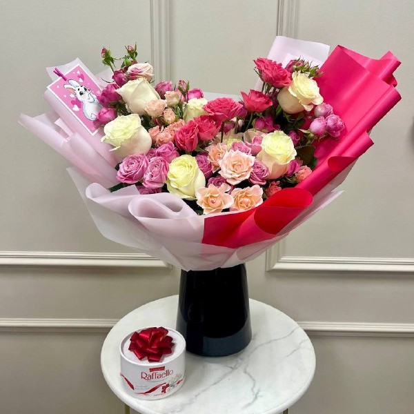 Авторский букет + Raffaello