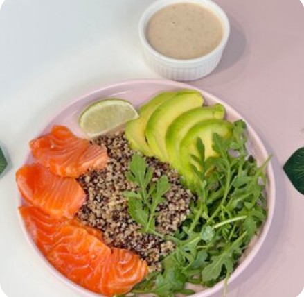 Завтрак с лососем