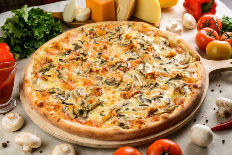Пицца Курица и Грибы 30 см