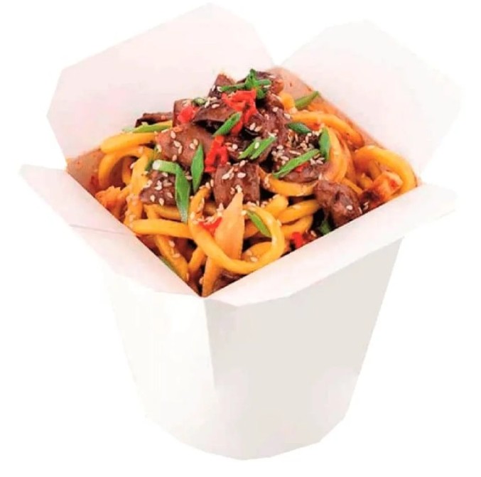 Вок Удон с говядиной в Устричном соусе