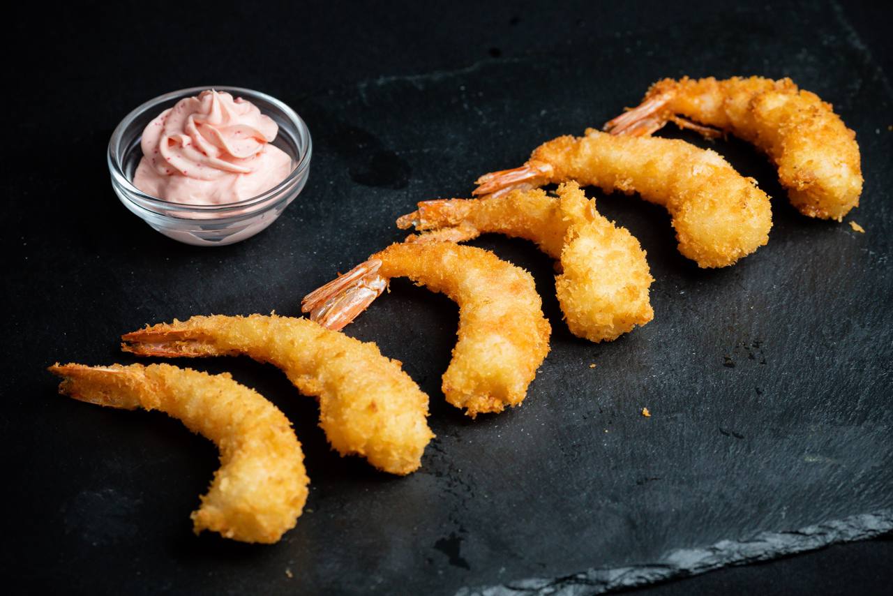 Креветки тигровые в темпуре