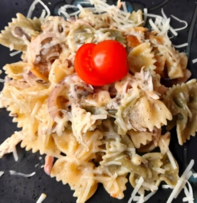 Фарфале с курицей