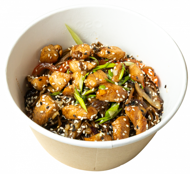 Лапша Удон с курицей