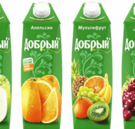 Соки в ассортименте