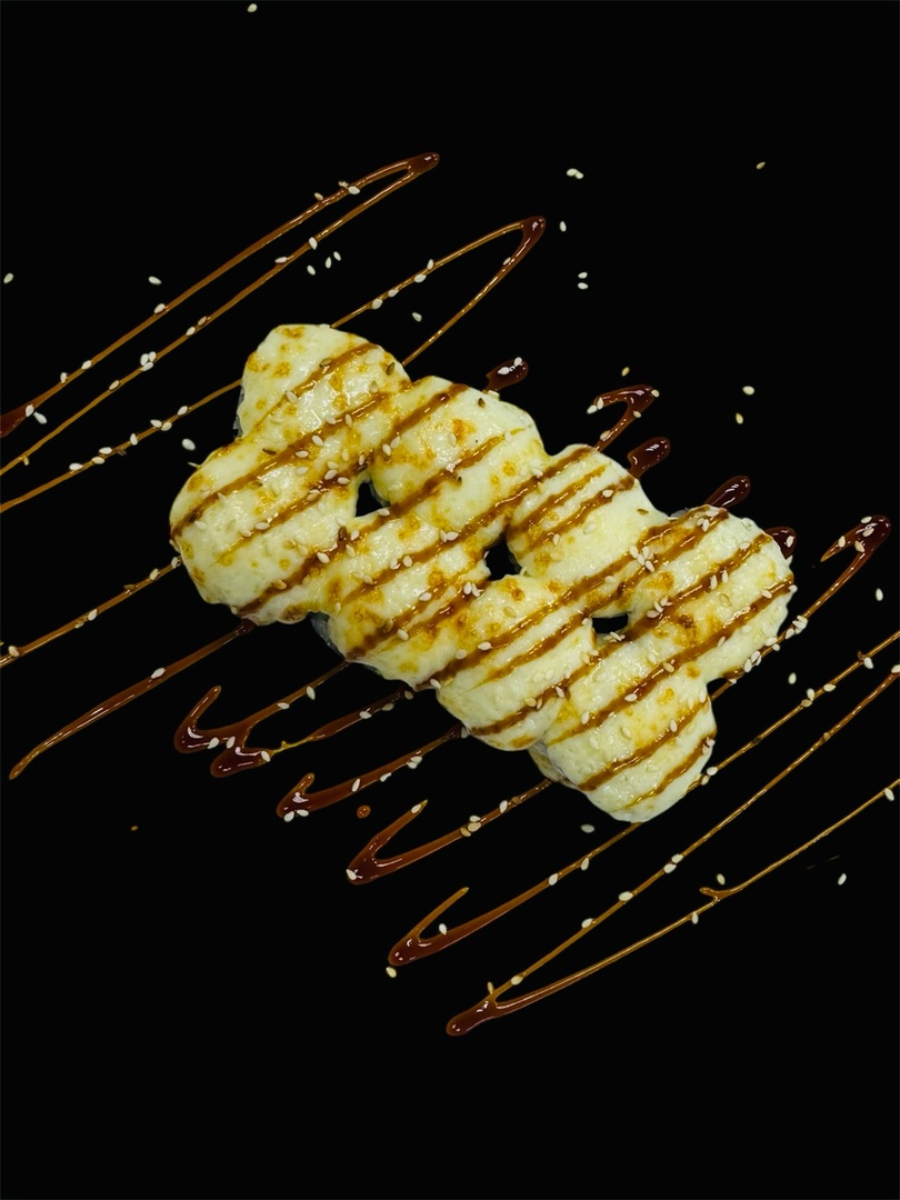 Запеченный ролл с курицей