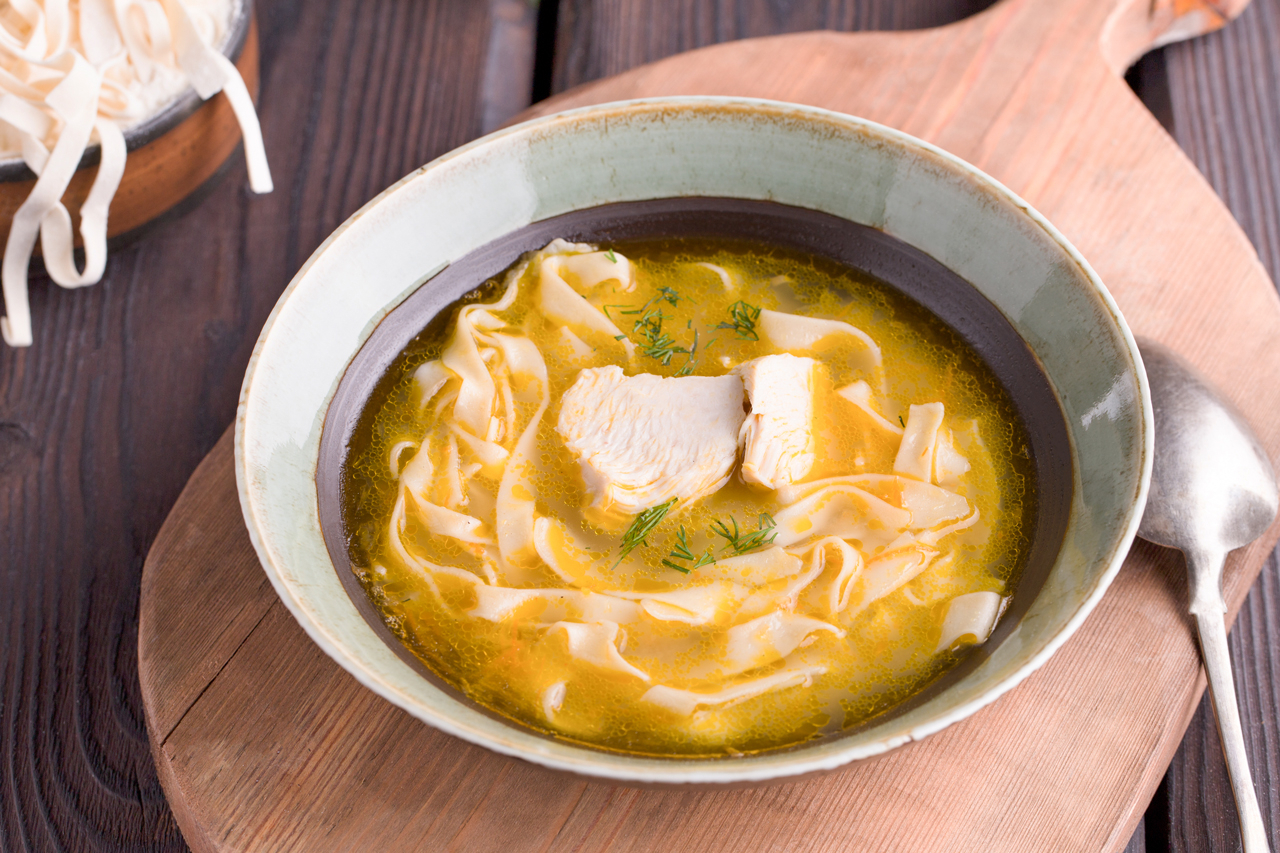 Куриная лапша