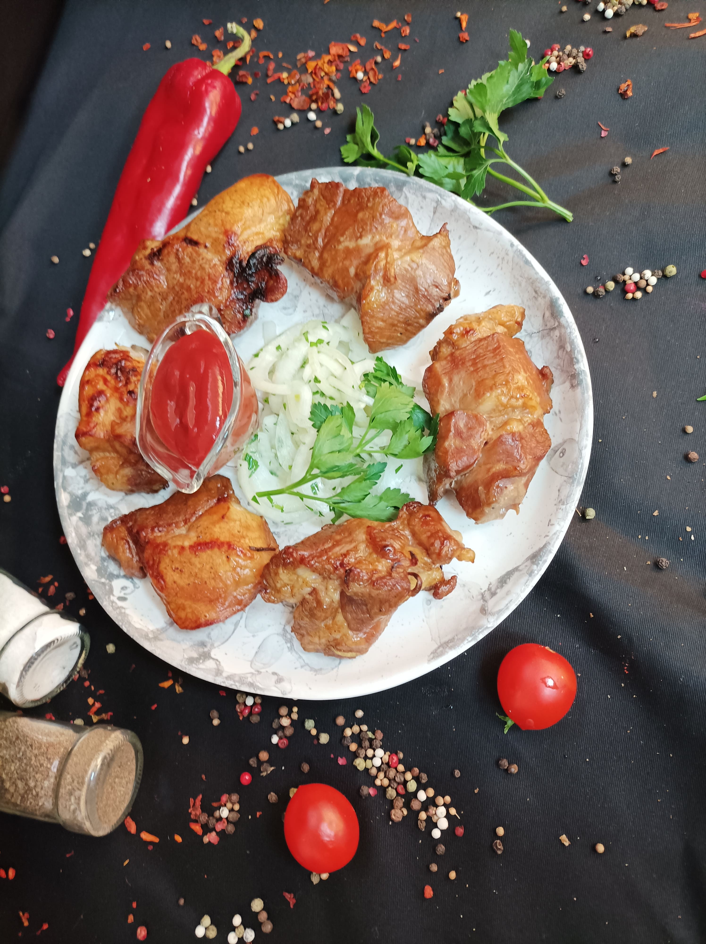 Шашлык из свиной шейки