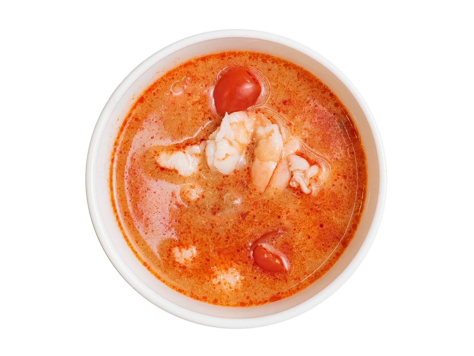 Том Ям с тигровыми креветками