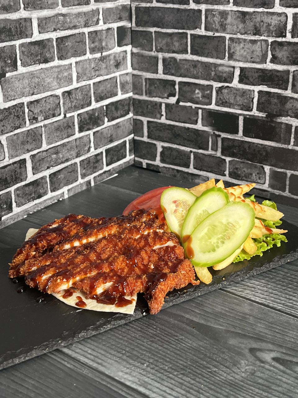 Тонкацу с курицей 