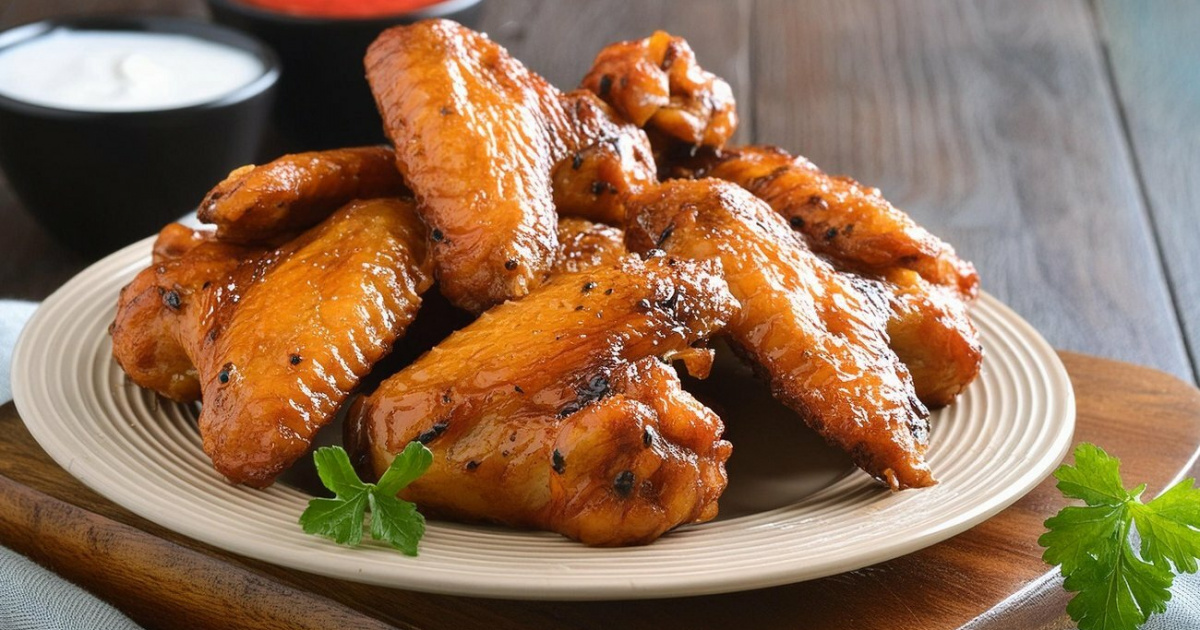 Крылышки куриные жаренные