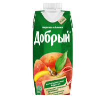 Сок Добрый Персик-Яблоко 0.33 л