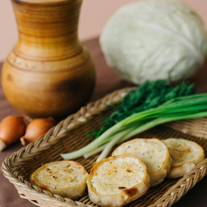 Перепечи с капустой