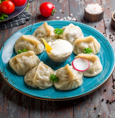 Манты с говядиной