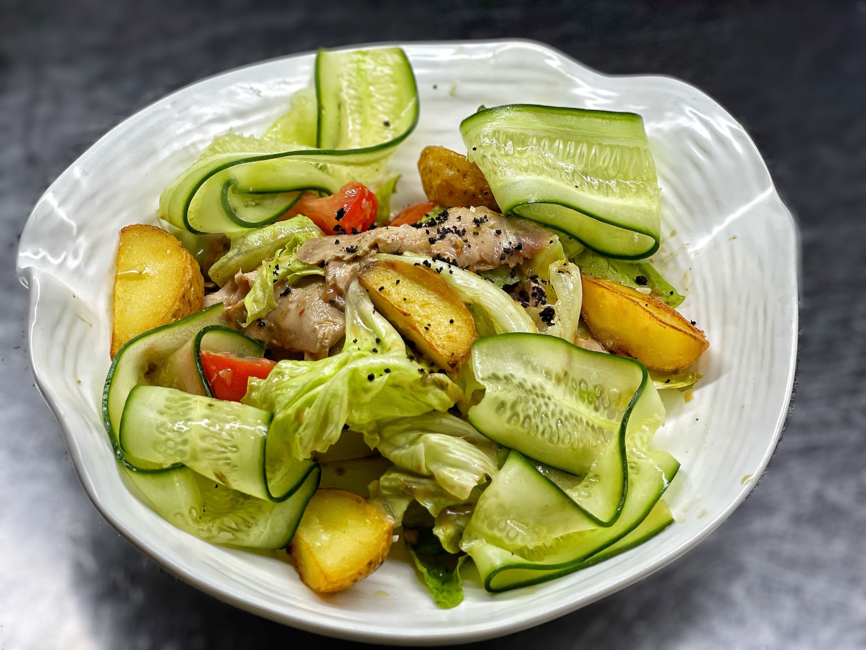 Салат с запеченной бужениной