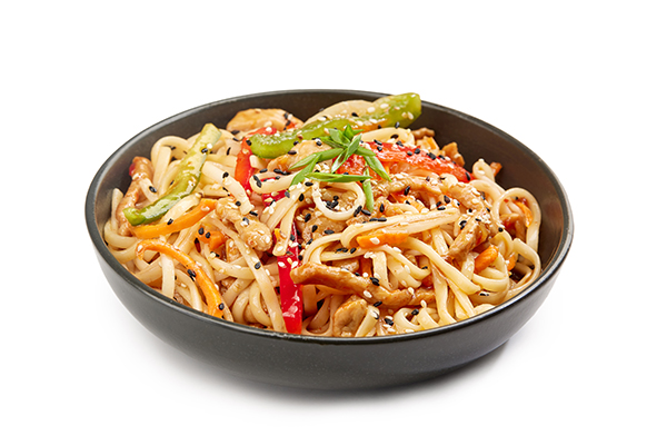 2-6 Удон со свининой в соусе терияки