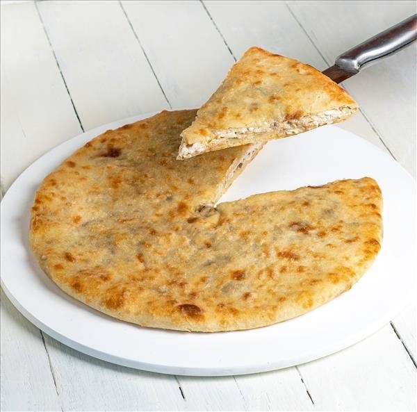 Пирог сыр и грибы
