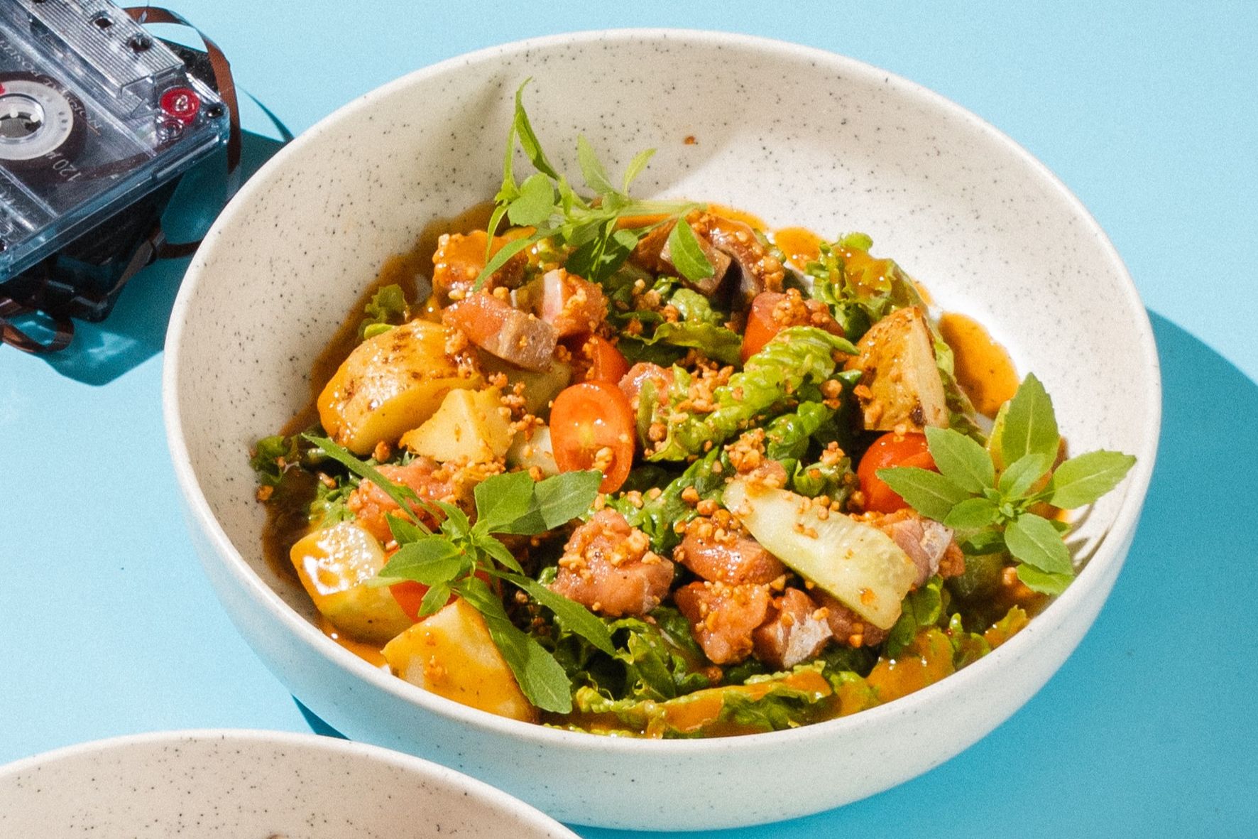 Салат с кетой