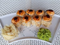 Запеченный Филадельфия в кунжуте