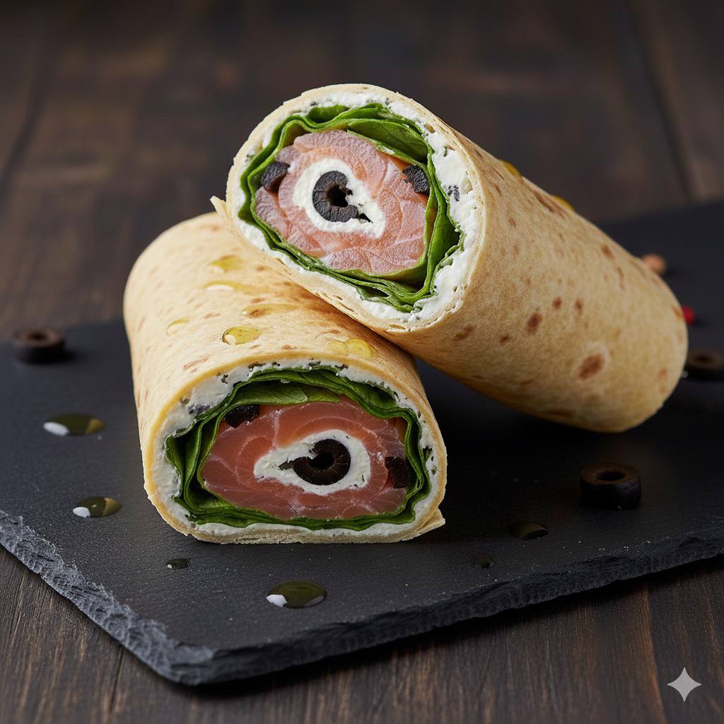 Твистер ролл с лососем