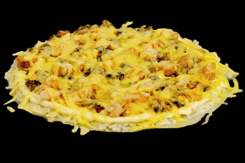 Японская пицца "Морская"