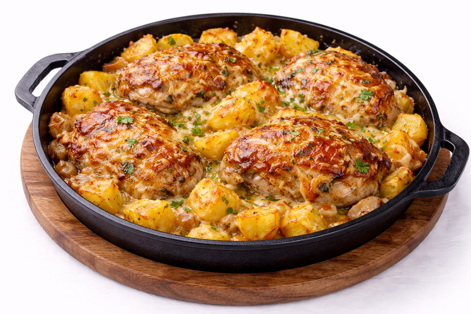 Сковородка с курицей