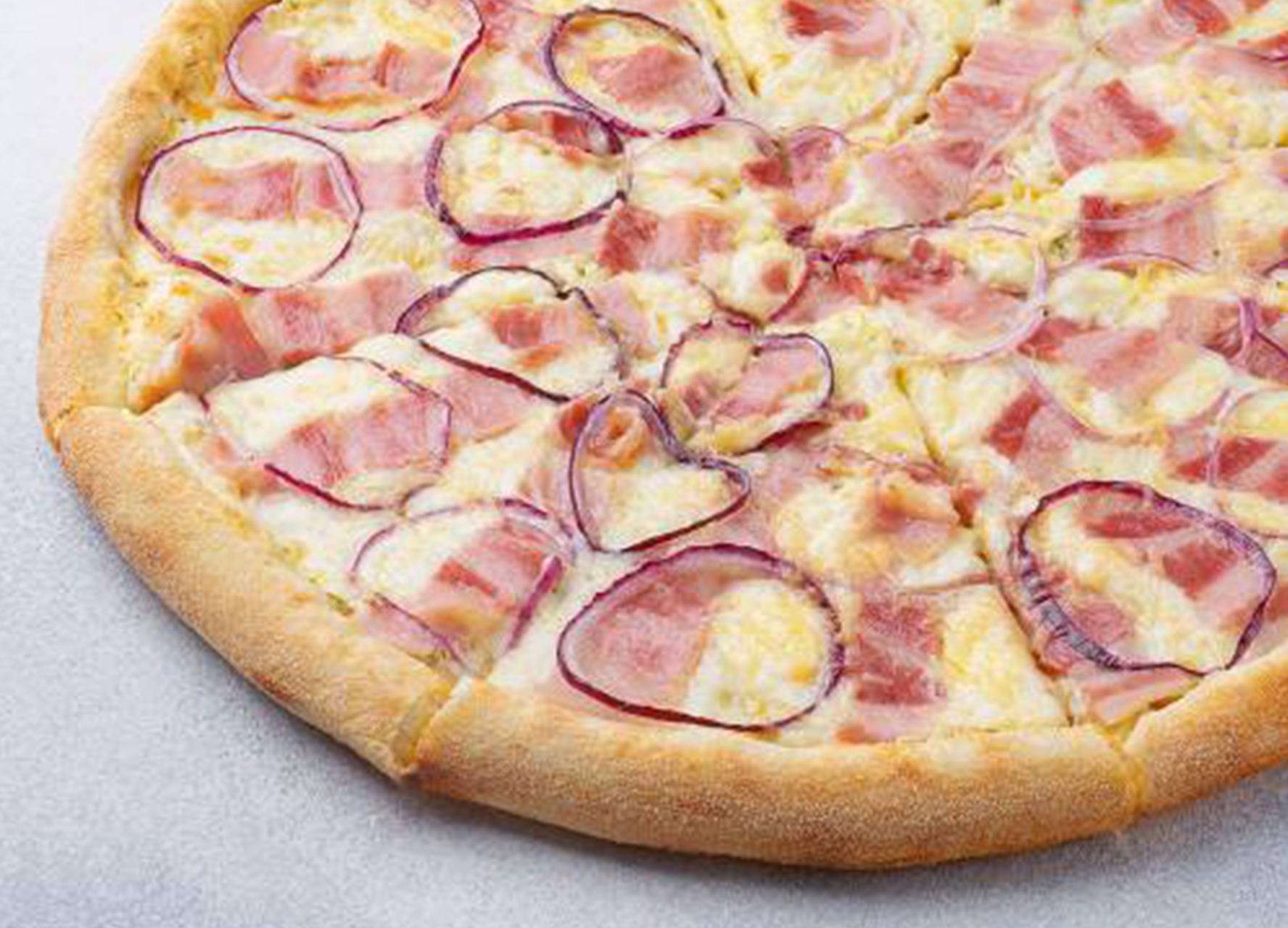 Пицца Карбонара 40 см на тонком