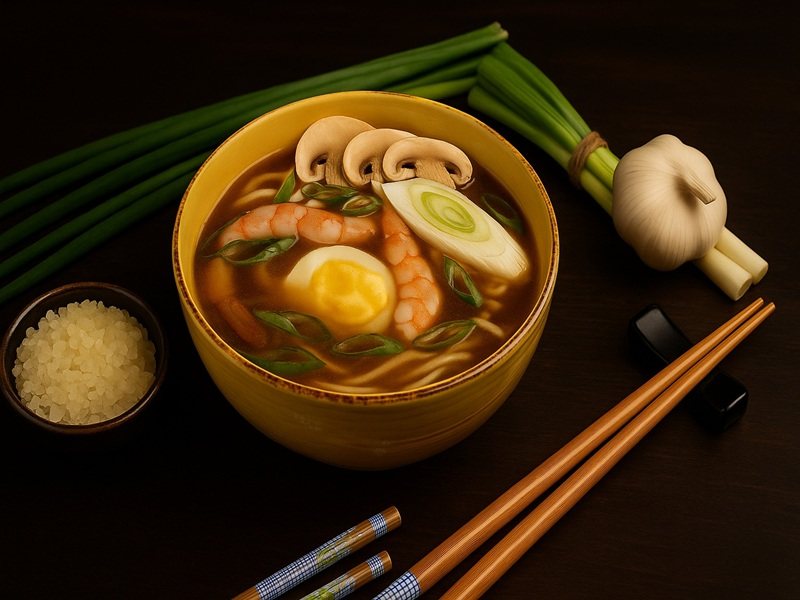 Мисо-суп с креветкой