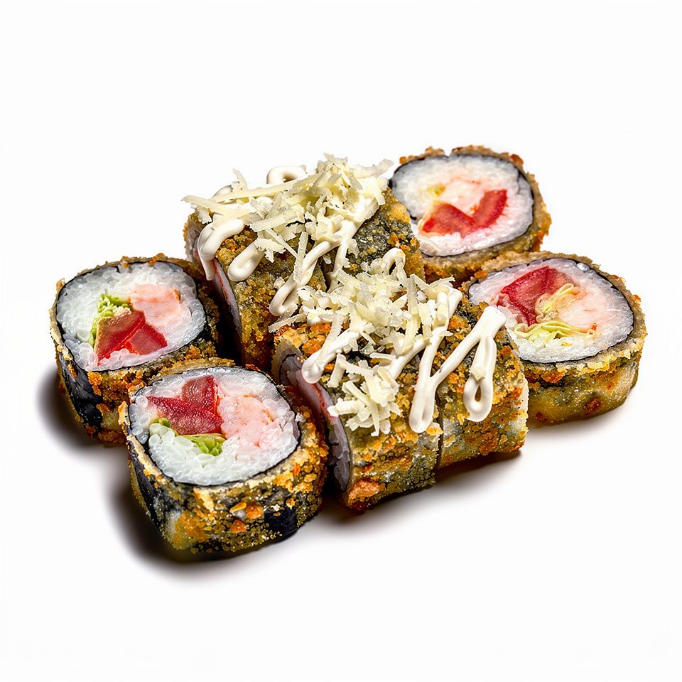 Темпура Цезарь с креветкой