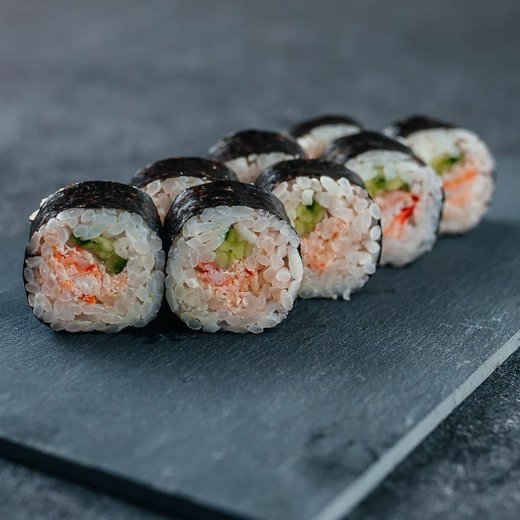 Хосомаки с камчатским крабом (Hosomaki with Kamchatka crab)