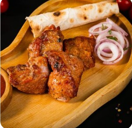 Шашлык из cвинoй шейки