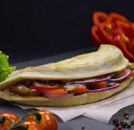 Закрытая пицца Грибная