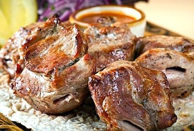 Шашлык из свиной шейки